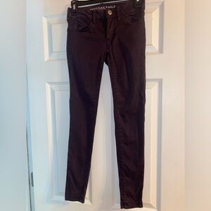 dark purple American Eagle pants